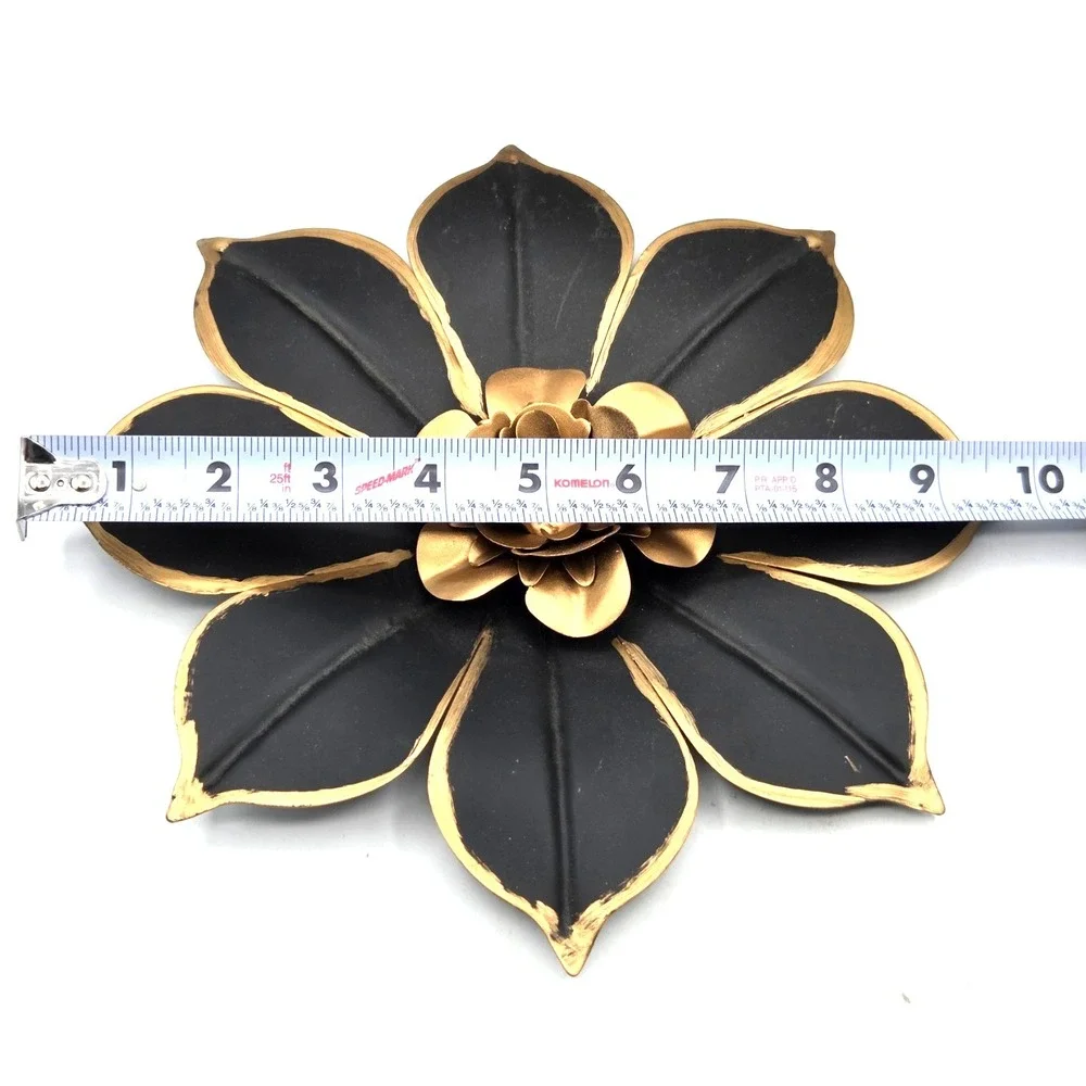 Metal Flower Wall Art Decor 9.5